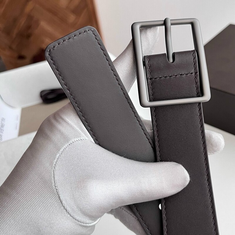 Small Cow Leather Men's Belt Business Suit Buttoned Waistcoat Leather Belt Layer 3.5CM Denim Men's Leather Belt