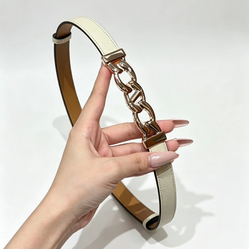 Chain-style elastic women's waist belt leather versatile decorative dress with a waistband that cinches and enhances slimming figure women's waist belt