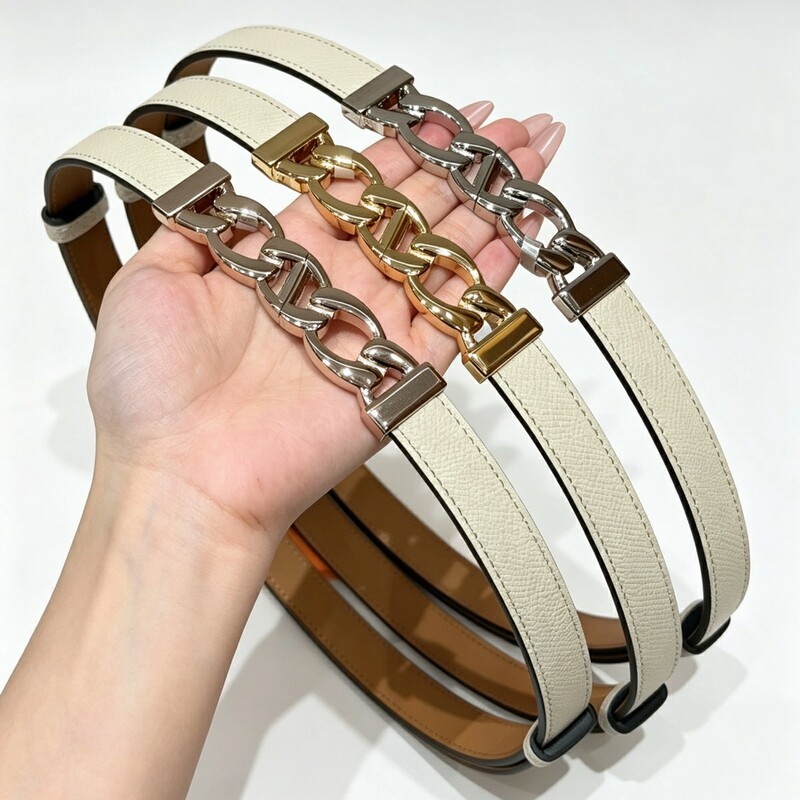 Chain-style elastic women's waist belt leather versatile decorative dress with a waistband that cinches and enhances slimming figure women's waist belt