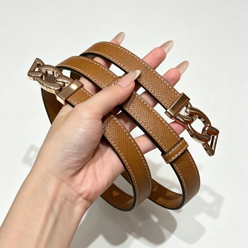 Chain-style elastic women's waist belt leather versatile decorative dress with a waistband that cinches and enhances slimming figure women's waist belt