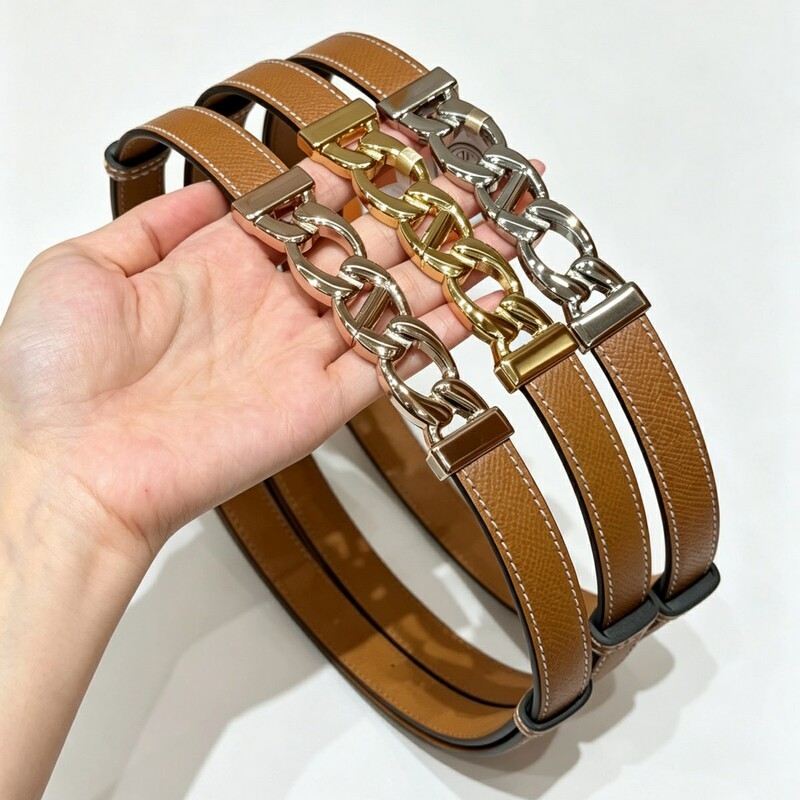 Chain-style elastic women's waist belt leather versatile decorative dress with a waistband that cinches and enhances slimming figure women's waist belt