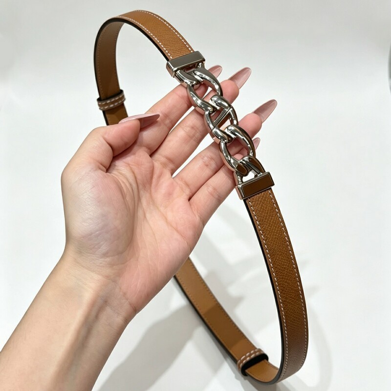 Chain-style elastic women's waist belt leather versatile decorative dress with a waistband that cinches and enhances slimming figure women's waist belt