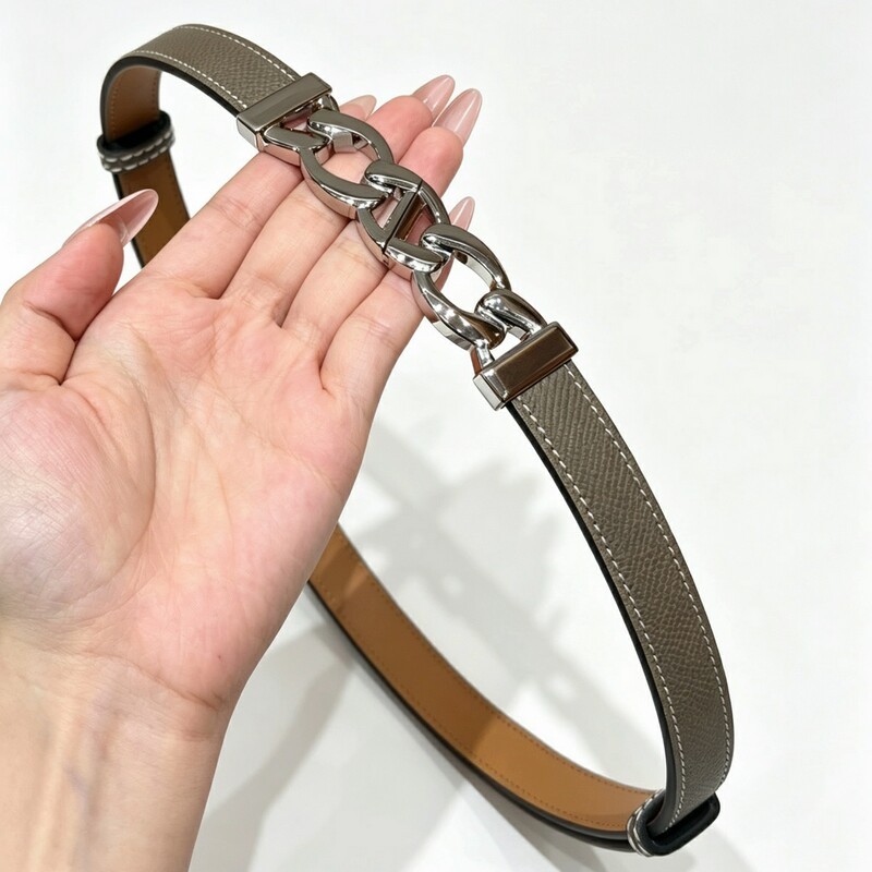 Chain-style elastic women's waist belt leather versatile decorative dress with a waistband that cinches and enhances slimming figure women's waist belt