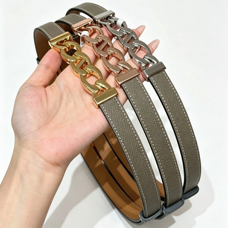 Chain-style elastic women's waist belt leather versatile decorative dress with a waistband that cinches and enhances slimming figure women's waist belt