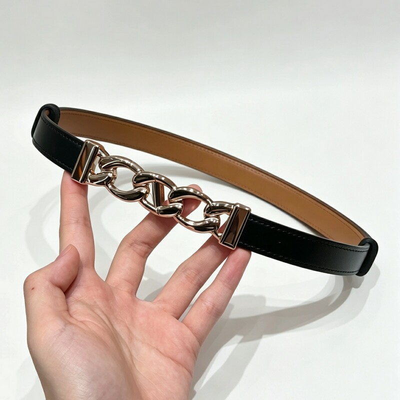 Chain-style elastic women's waist belt leather versatile decorative dress with a waistband that cinches and enhances slimming figure women's waist belt