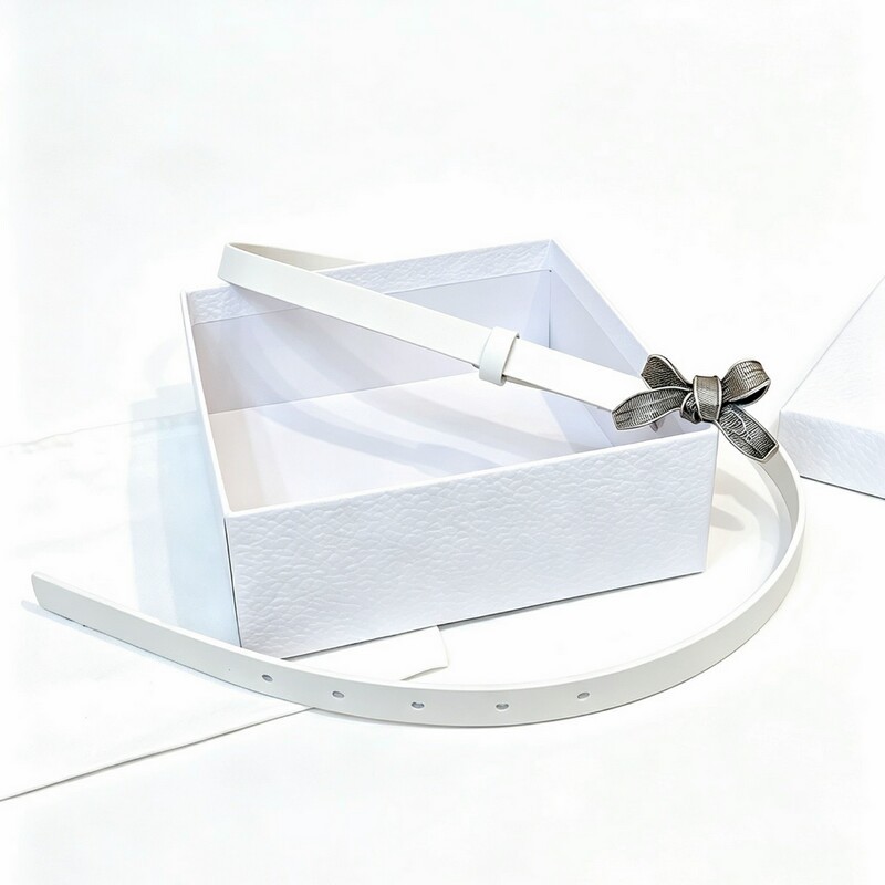 Luxury-lite style bow belt for women, simple and versatile, fashionable decorative denim pants, Korean-style dress with belt