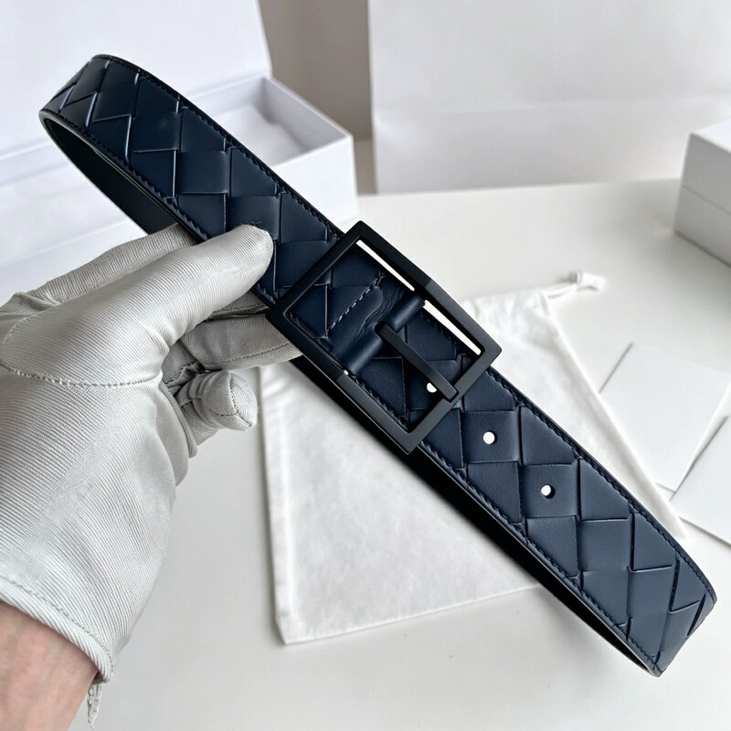 Cowboy-style genuine leather waistband casual hand-woven men's leather belt, genuine leather button closure, pants belt, versatile waistband, business style