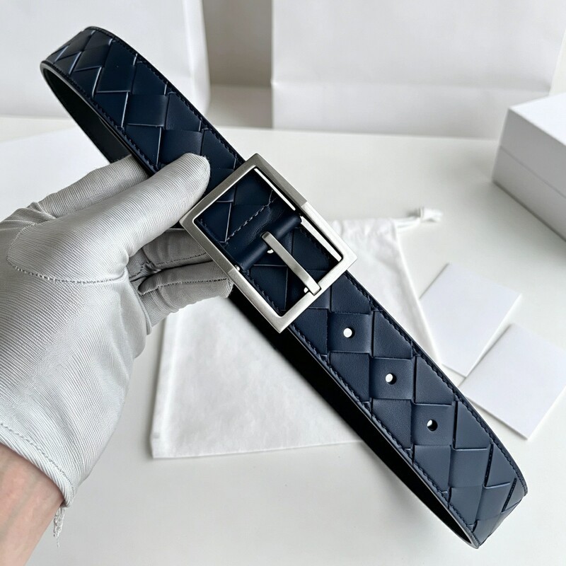 Cowboy-style genuine leather waistband casual hand-woven men's leather belt, genuine leather button closure, pants belt, versatile waistband, business style