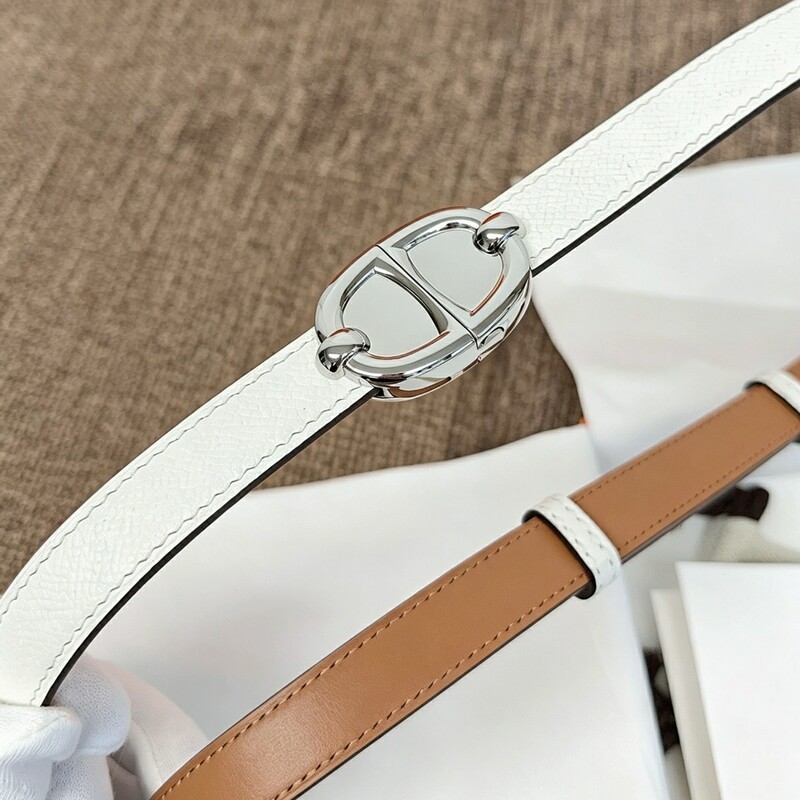 Women's slim-fitting high-waist pants with genuine leather palm-patterned cowhide belt, stylish dress with versatile stretch belt