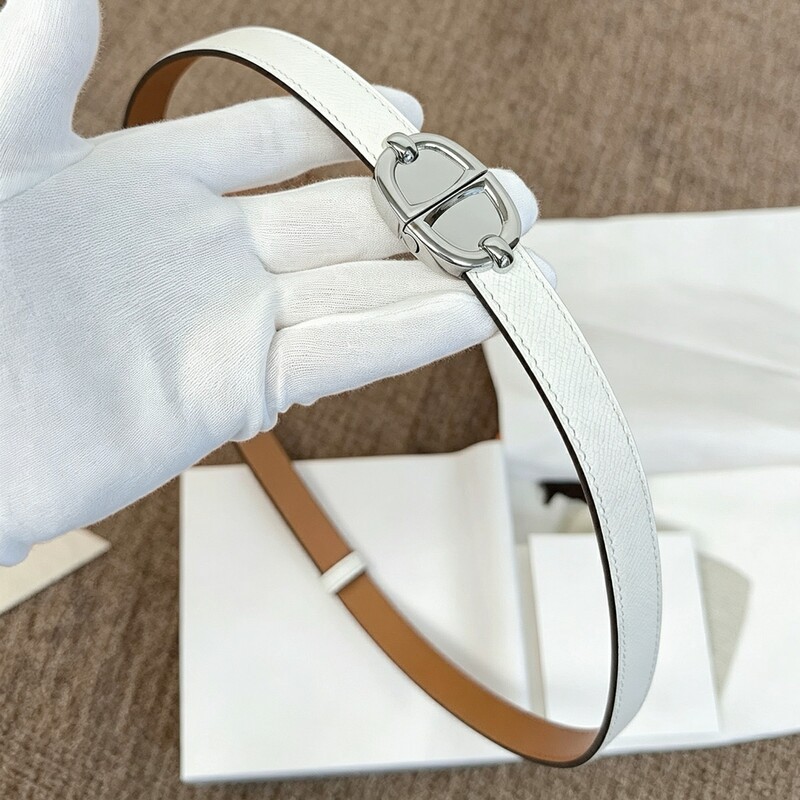Women's slim-fitting high-waist pants with genuine leather palm-patterned cowhide belt, stylish dress with versatile stretch belt