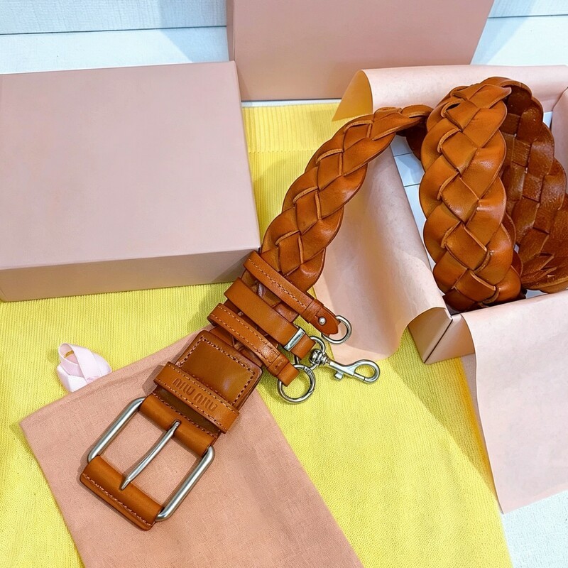 Retro woven handcrafted cowhide belt, distressed twirly denim pants belt, women's dress with slimming decorative belt