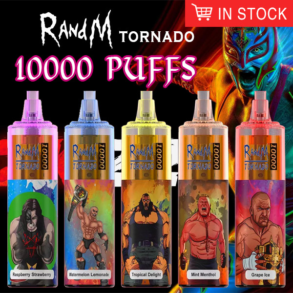 Randm Tornado Puffs Rgb Glowing Airflow Control Disposable Vape Pod Device Free Shipping