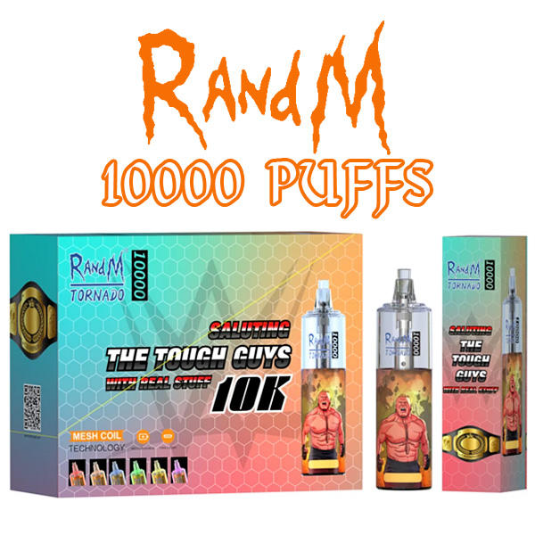 RandM 10000 Puffs Disposable Vape Pen Vaporizer Raspberry Strawberry
