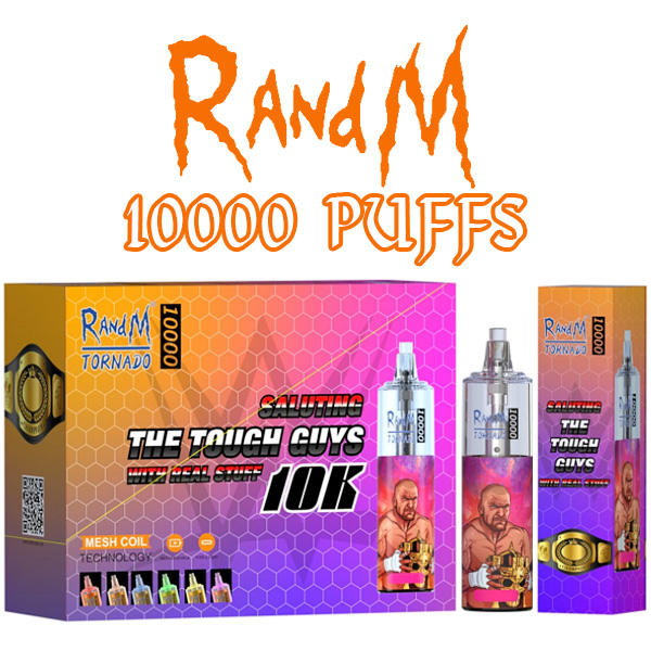 RandM VAPE PEN 10000 Puffs Vapor Disposable Vapes Grape Ice device