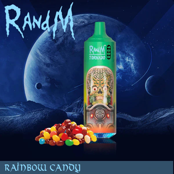 RandM Tornado 9000 Vape Pen R&M Bar E Cig Rainbow Candy Disposable Vapes Online Shop