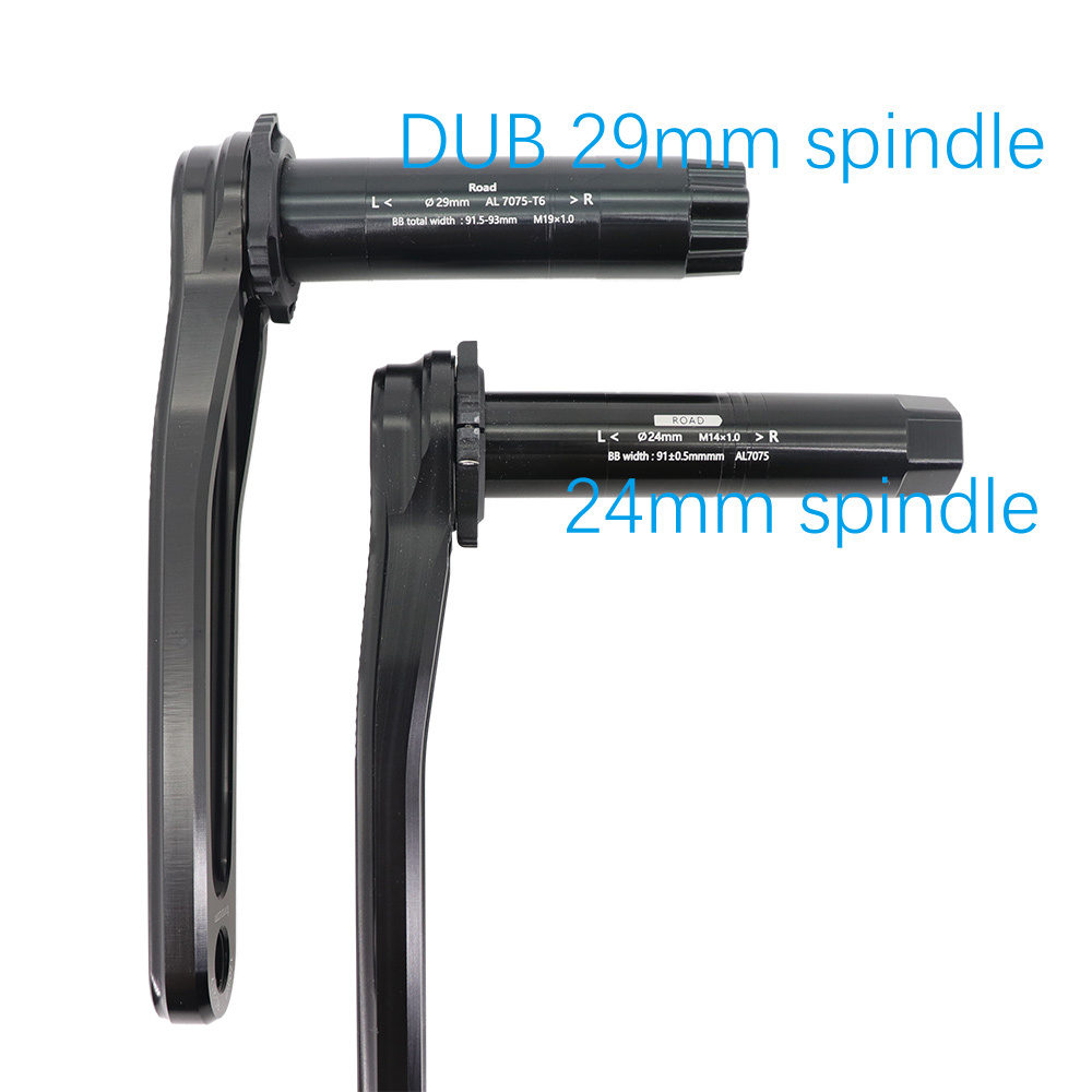 Fovno 110BCD road bike crankset DUB 29mm 28.99mm 24mm spindle Thunder deckas GXP