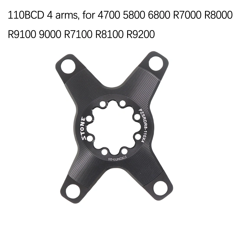 Stone 110bcd Chainring for AXS 12 Speed Flattop Shimano 105 R7000 R8000 R9100 Double Chainring Road Bike 48T 33T 12S spider