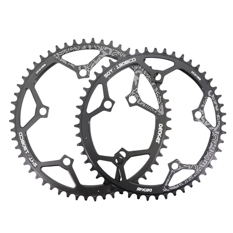 Deckas Chainring 130BCD Round  for shimano 5700 6700 50 52 55 58 T 60T Road Bike folding bike 130bcd for sram red