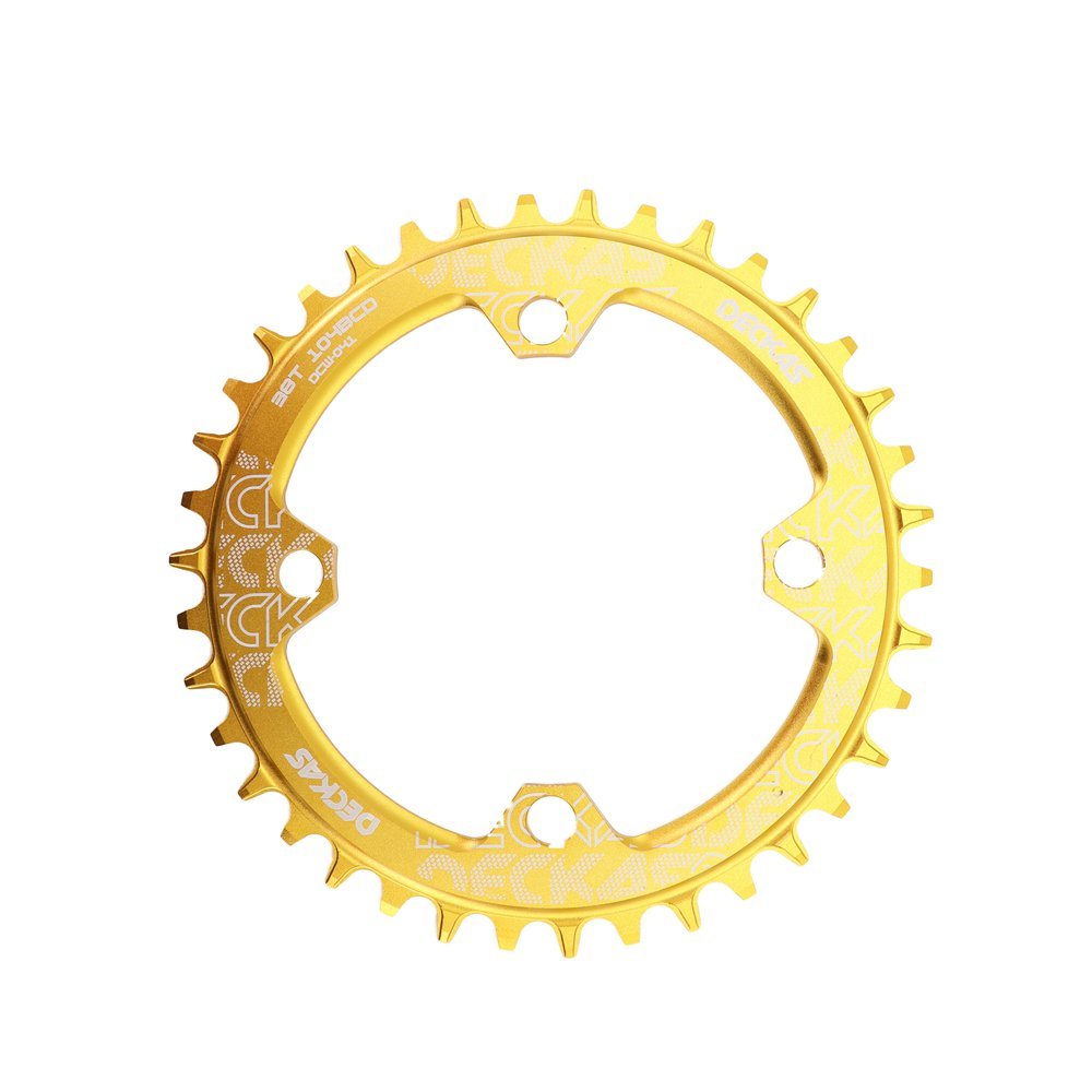 Deckas Bike Chainring Round 104 BCD 32T 34T 36T 38T Tooth MTB Road Bike Mountain Chainwheel 104bcd 30t 40 42 Downhill CX