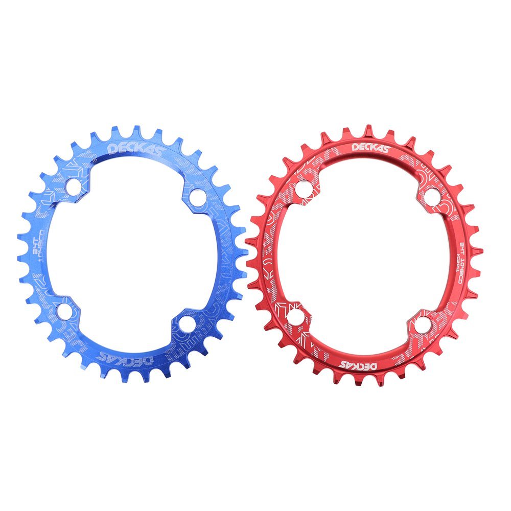 Deckas Bike Chainring Oval 104BCD 32T 34T 36T 38T 40 42 44 46 48 50 52 t Tooth MTB Road Bike Mountain Chainwheel 104 bcd