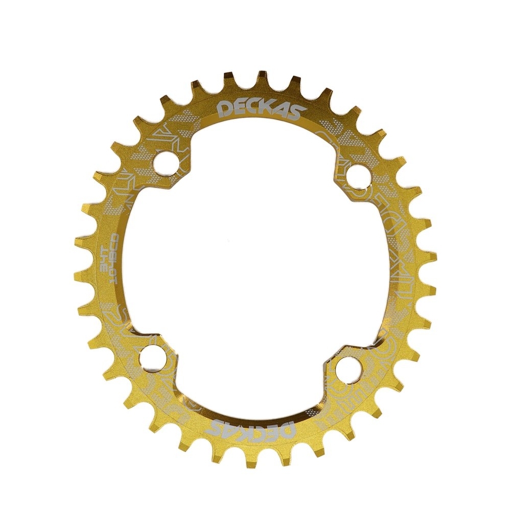 Deckas Bike Chainring Oval 104BCD 32T 34T 36T 38T 40 42 44 46 48 50 52 t Tooth MTB Road Bike Mountain Chainwheel 104 bcd