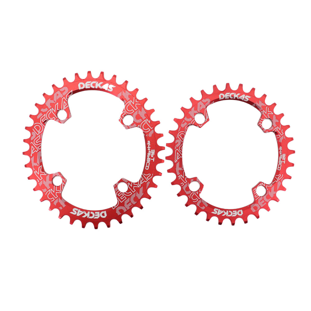 Deckas Oval Chainring 96BCD 32t 34t 36t 38t Single Tooth Plate MTB Mountain Bike 96 BCD Road Bike M4000 M4050 NX GX X1