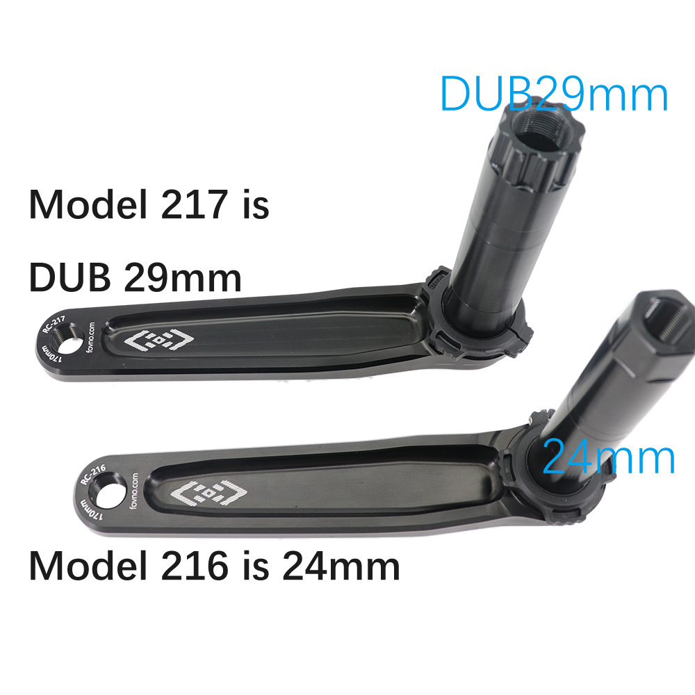 Fovno 110BCD road bike crankset DUB 29mm 28.99mm 24mm spindle Thunder deckas GXP