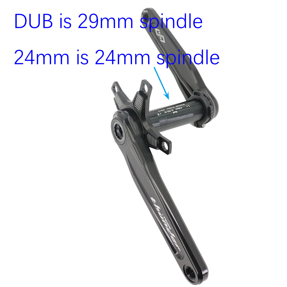 Fovno 110BCD road bike crankset DUB 29mm 28.99mm 24mm spindle Thunder deckas GXP