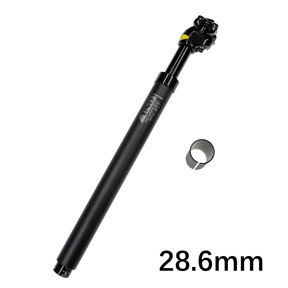 UNO bike seatpost suspension shock absorb MTB mountain damping ultralight 26.8 27.2mm 28.6 30 30.4 30.9 31.6mm X350MM Alu 6061
