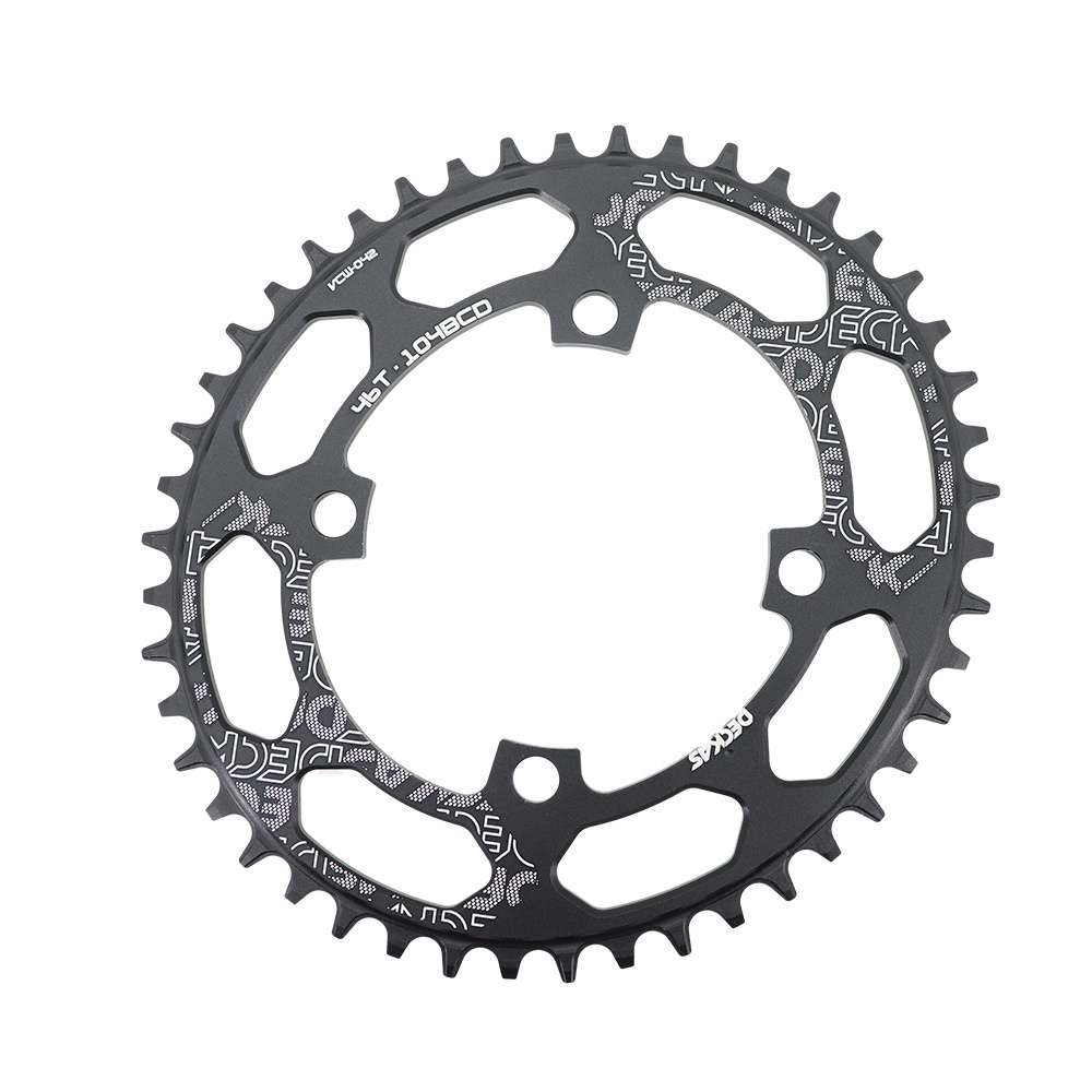 Deckas Bike Chainring Oval 104BCD 32T 34T 36T 38T 40 42 44 46 48 50 52 t Tooth MTB Road Bike Mountain Chainwheel 104 bcd