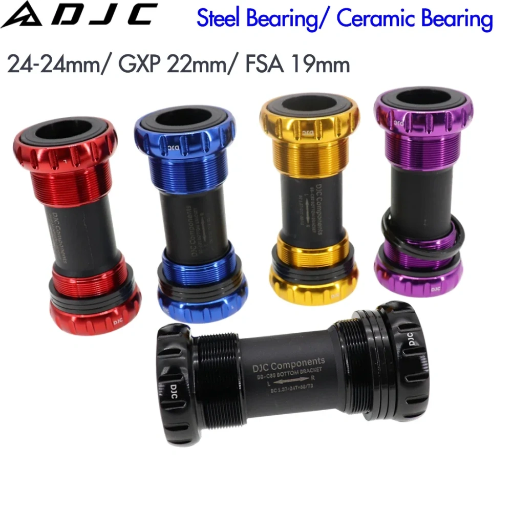 DJC Bike Bottom Bracket BSA Thread English for MTB Road Bike 68 73mm Ceramic for Shimano Sram IXF Jiankun Prowheel 22mm 24 19mm
