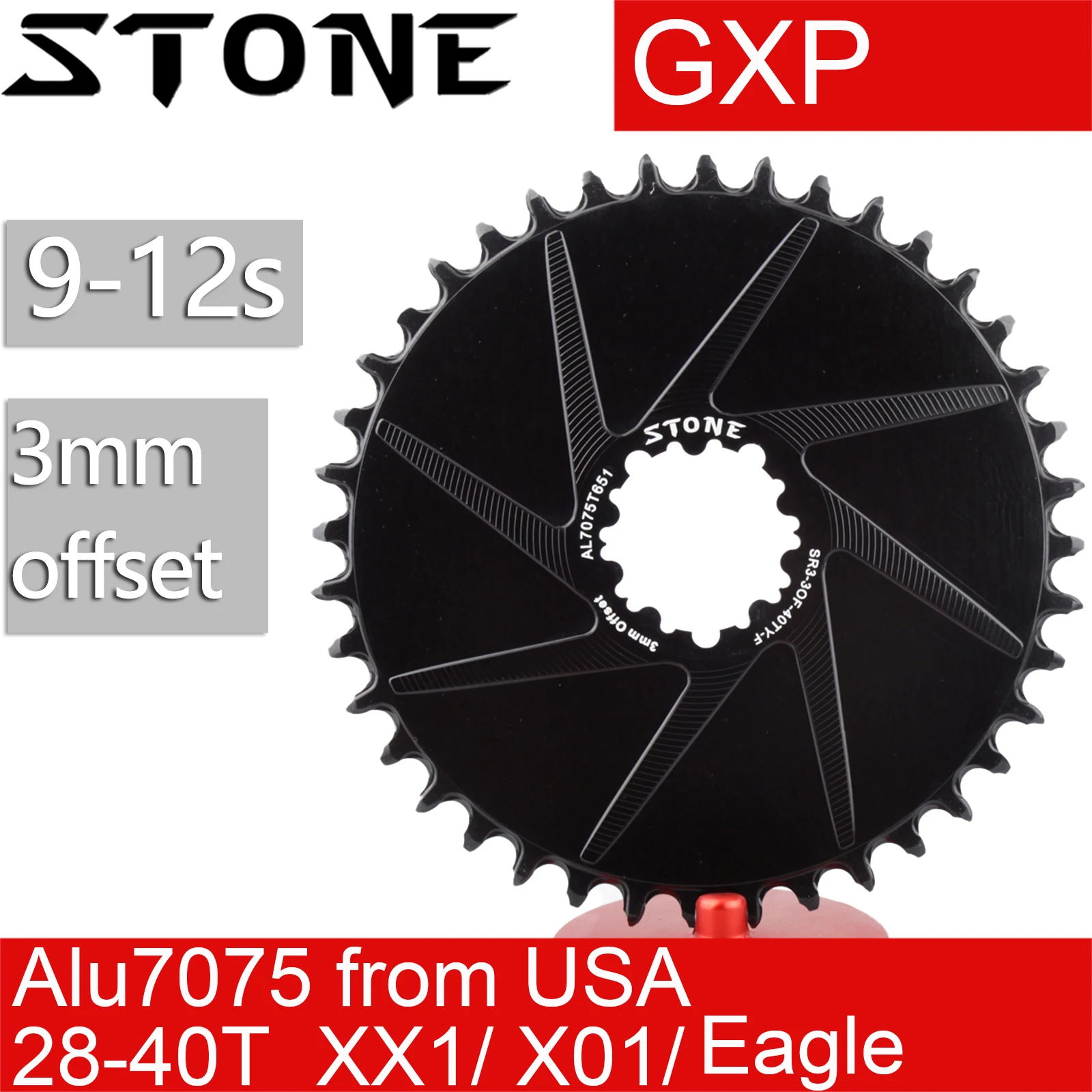 MOTSUV 104BCD Bike Chainwheel MTB Oval Narrow Wide Chainring 32T 34T