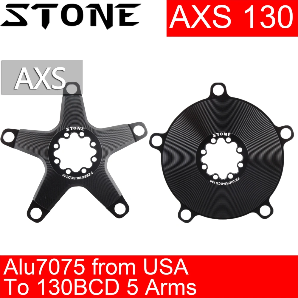 Stone Chainring Adapter Converter Spider 130BCD for Sram AXS Force Red  Rival QUARQ 8 Bolts Crank Road Bike 12 Speed