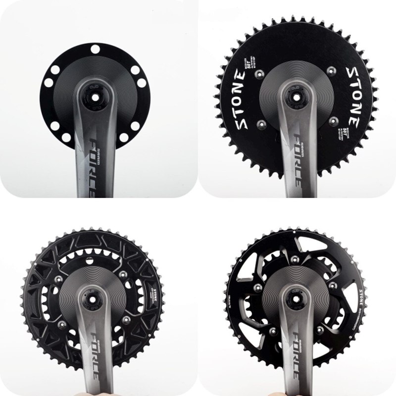 Stone AXS Chainring Adapter Converter Spider 110BCD for Sram Force Red Etap QUARQ Road Bike Gravel 12S Crank 105 R8000 8 bolts