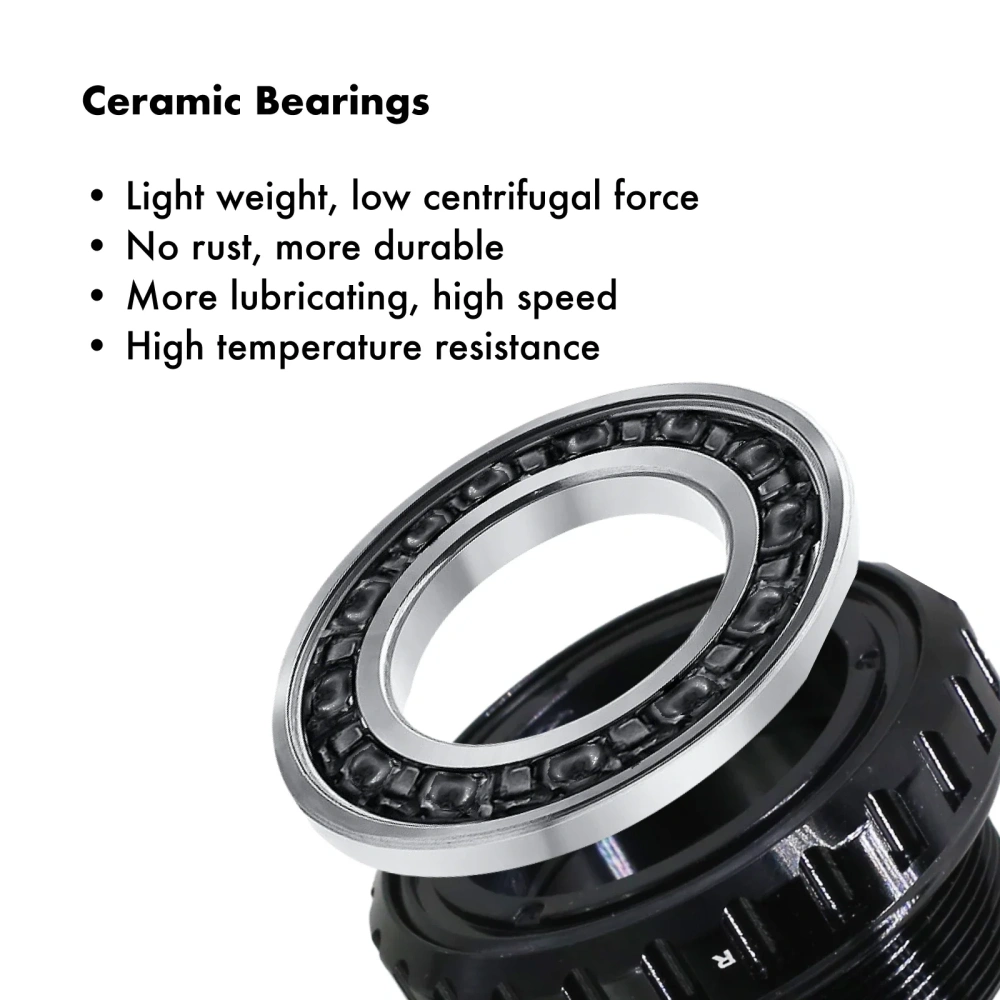 DJC Bike Sealed Ceramic Steel Bearing DUB Bottom Bracket 68/73mm 29mm English Threaded BB for SRAM Dub 28.99mm Spindle