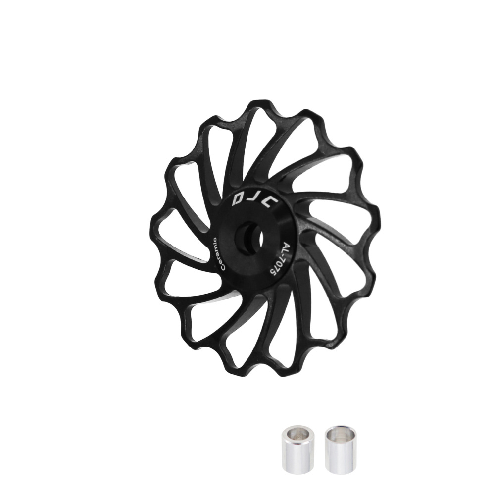 DJC Bike pulley wheel ceramic bearing oilslick 11T 12T 13T 14T 16T MTB road bike for derailleur mountain road bike guide wheel