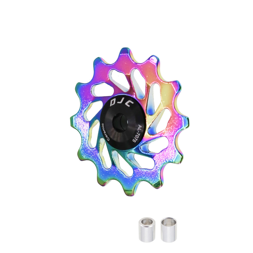 DJC Bike pulley wheel ceramic bearing oilslick 11T 12T 13T 14T 16T MTB road bike for derailleur mountain road bike guide wheel