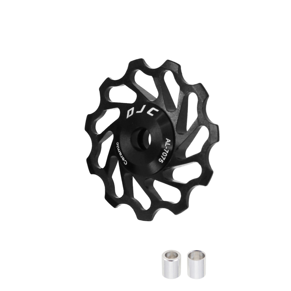 DJC Bike pulley wheel ceramic bearing oilslick 11T 12T 13T 14T 16T MTB road bike for derailleur mountain road bike guide wheel