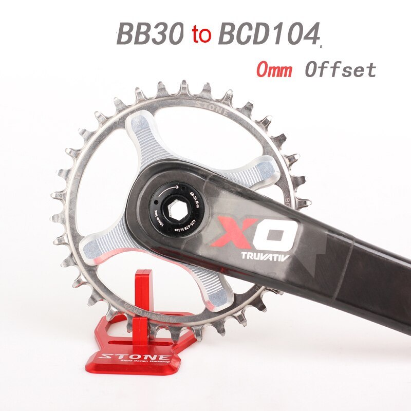 Stone Chainring Spider for Sram BB30 To 104 BCD Adapter Converter XX1 Eagle X01 X9 X0 104BCD Narrow N Wide Tooth 0mm Offset MTB