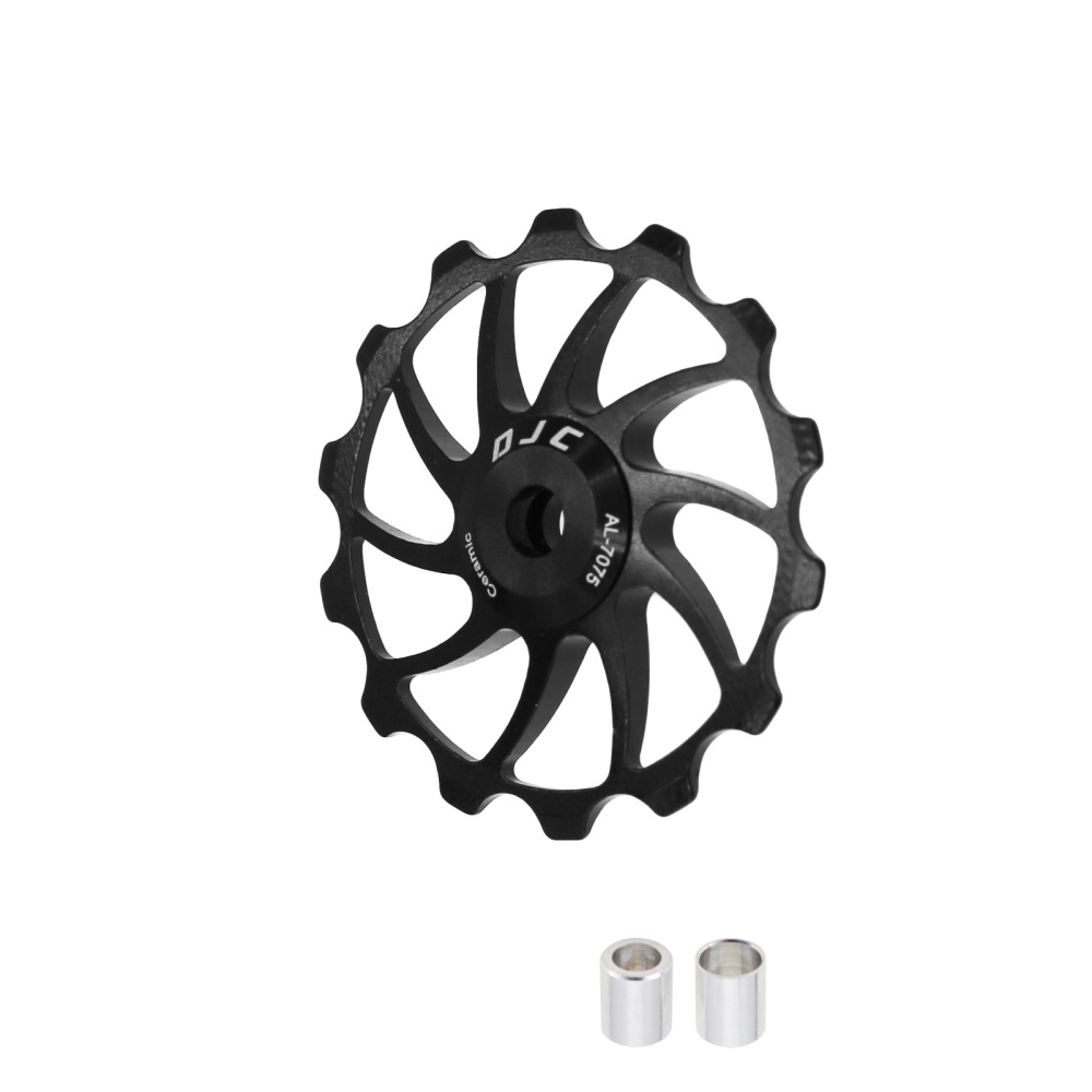 DJC Bike pulley wheel ceramic bearing oilslick 11T 12T 13T 14T 16T MTB road bike for derailleur mountain road bike guide wheel
