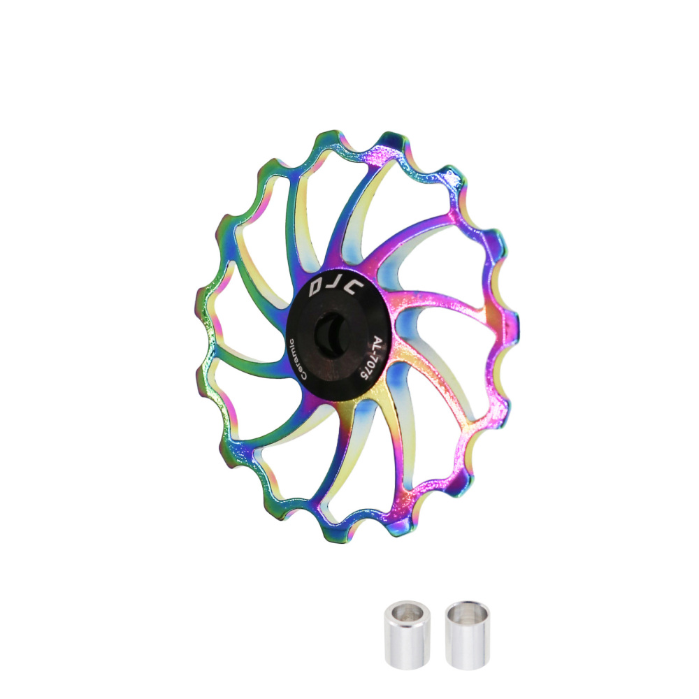 DJC Bike pulley wheel ceramic bearing oilslick 11T 12T 13T 14T 16T MTB road bike for derailleur mountain road bike guide wheel