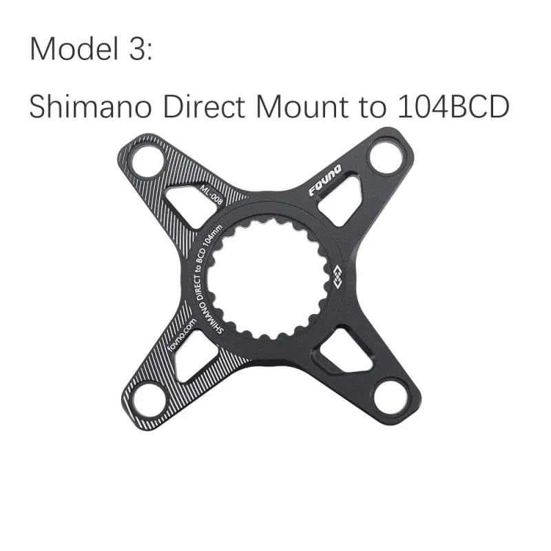 Deckas Chainring Adapter for Sram GXP Spider To 104BCD 110BCD for Shimano Direct Mount Converter M6100 M7100 M8100 M9100