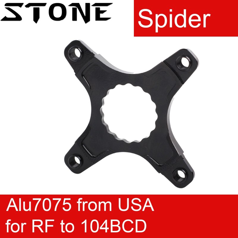 Stone Chainring  Adapter Spider Converter for RF to 104 BCD Single Speed 104bcd Crank 3mm Offset Narrow And Wide Tooth