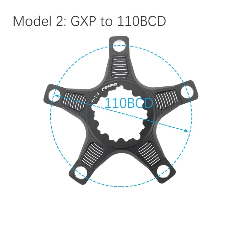 Deckas Chainring Adapter for Sram GXP Spider To 104BCD 110BCD for Shimano Direct Mount Converter M6100 M7100 M8100 M9100