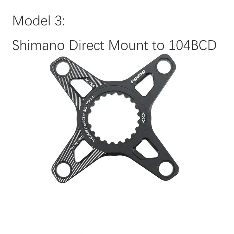 Deckas Chainring Adapter for Sram GXP Spider To 104BCD 110BCD for Shimano Direct Mount Converter M6100 M7100 M8100 M9100