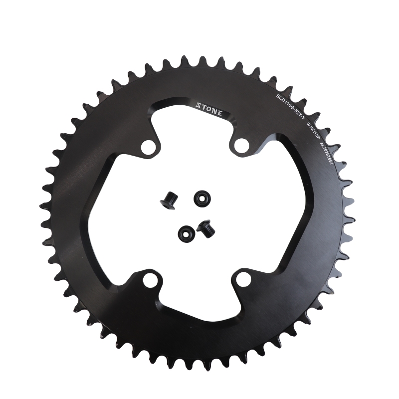 Stone Round Chainring 110 BCD for Shimano Gravel GRX FC RX810 RX600 34 36 38 40 42 46 58T 60T Tooth Road Bike Chainwheel 110bcd