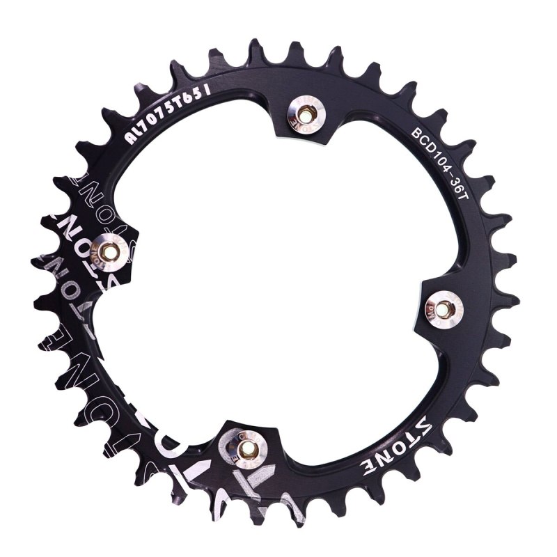 Stone Chainring Round 104BCD for Shimano M780 M610 670 for Sram X0 X7 X5 X9 30 34 40 46 48T Bike Chainwheel 12s 12 Speed 104 bcd