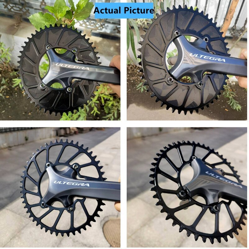 Stone Chainring 110 BCD for Shimano 4700 5800 6800 9000 Oval 34 36 38 40 42 44 46 48 58T 60T Narrow Wide Road Bike 110bcd