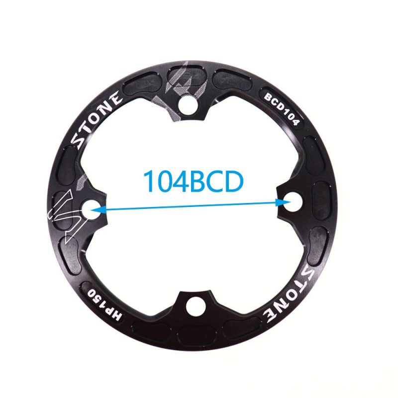 Stone 104BCD Chainring Guard Bash Bicycle Crank Protector 150/160mm 30/32/34/36T XC/AM/FR/DH Chainwheel Cover Bike