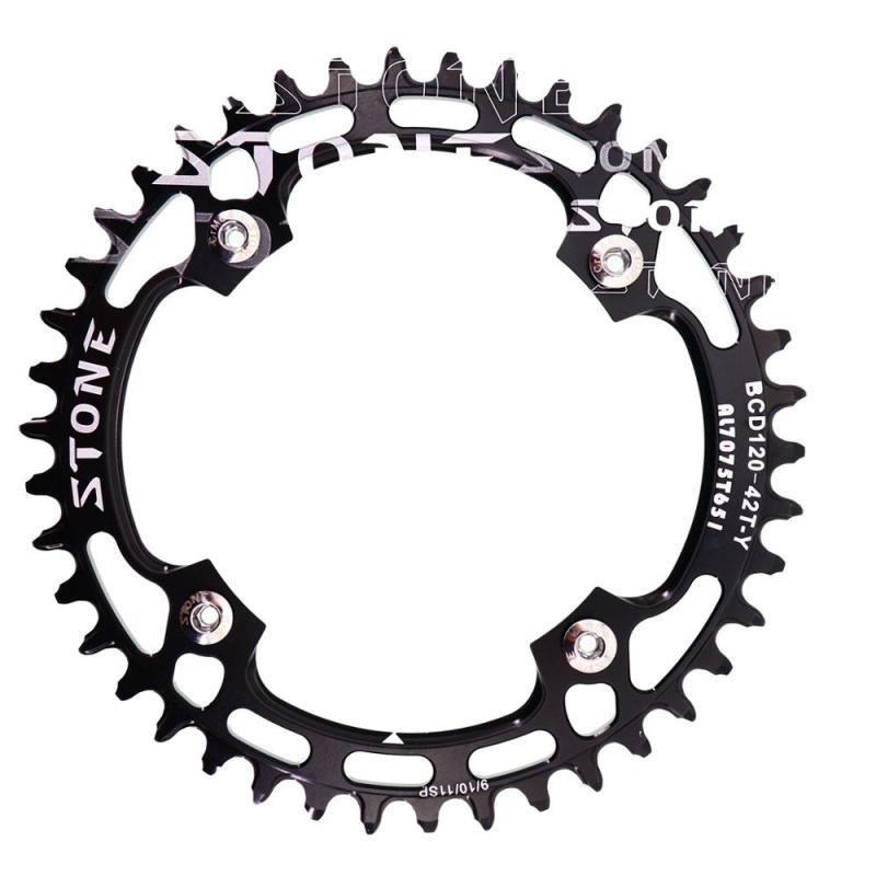 Stone Chainring Round 120BCD  36 38 40T 44 46T 48T road Bike MTB ChainWheel Tooth Plate for sram X9 XX